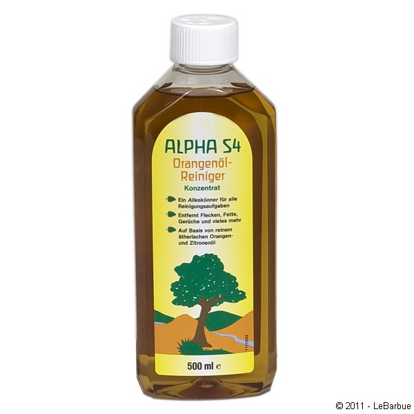 Alpha S4® Orangenölreiniger Konzentrat & Fleckentferner 500 ml